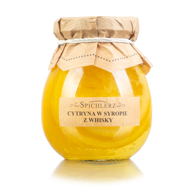 Cytryna w syropie z whisky 260g