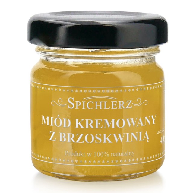 Miód kremowany z brzoskwinią 40g