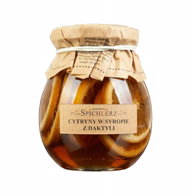 Cytryna w syropie z daktyli 260g