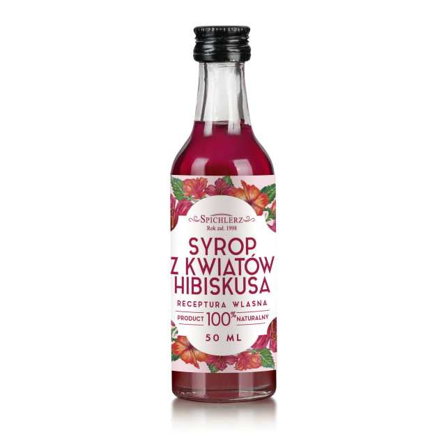Syrop z kwiatów hibiskusa 50ml