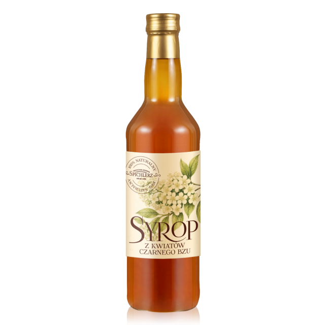 Syrop z kwiatów czarnego bzu 700ml