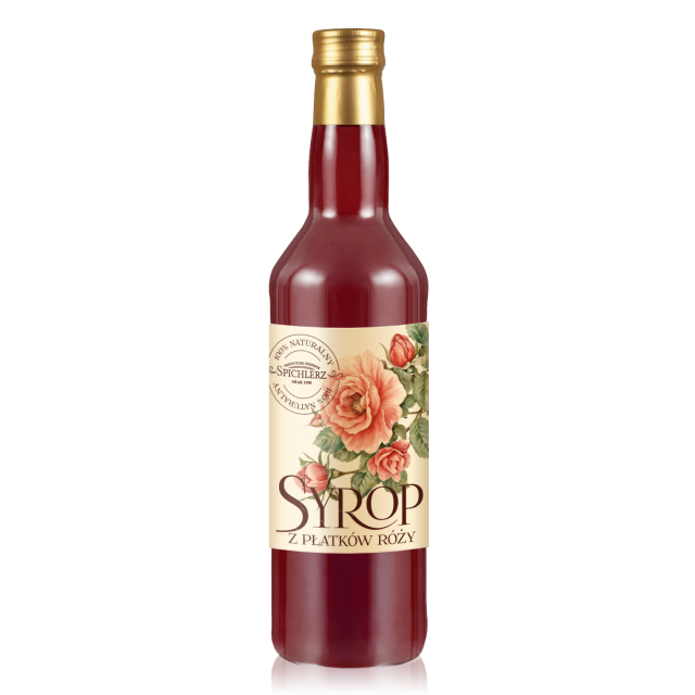 Syrop z płatków róży 700ml