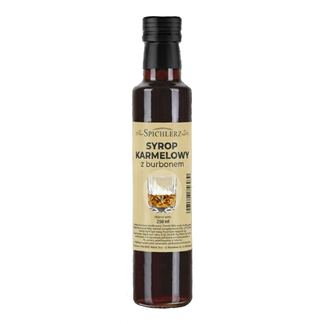 Syrop karmelowy z burbonem 250 ml