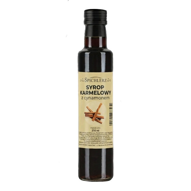 Syrop karmelowy z cynamonem 250 ml