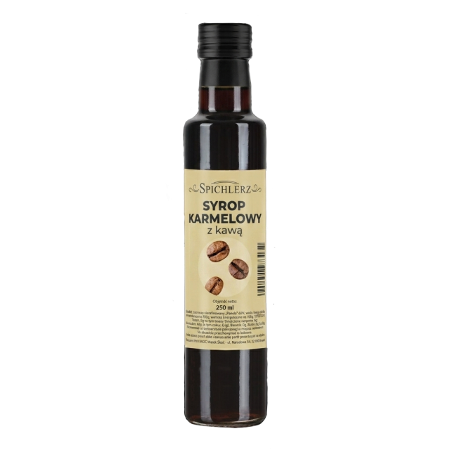 Syrop karmelowy z kawą 250 ml