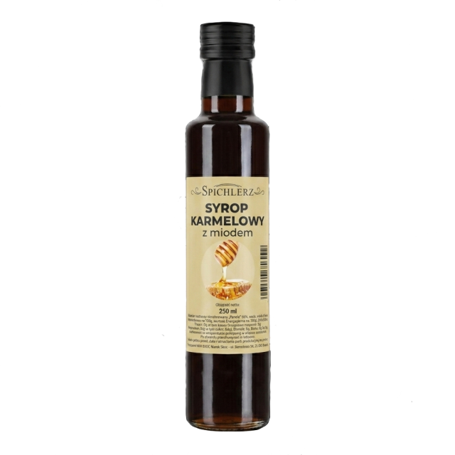 Syrop karmelowy z miodem 250 ml