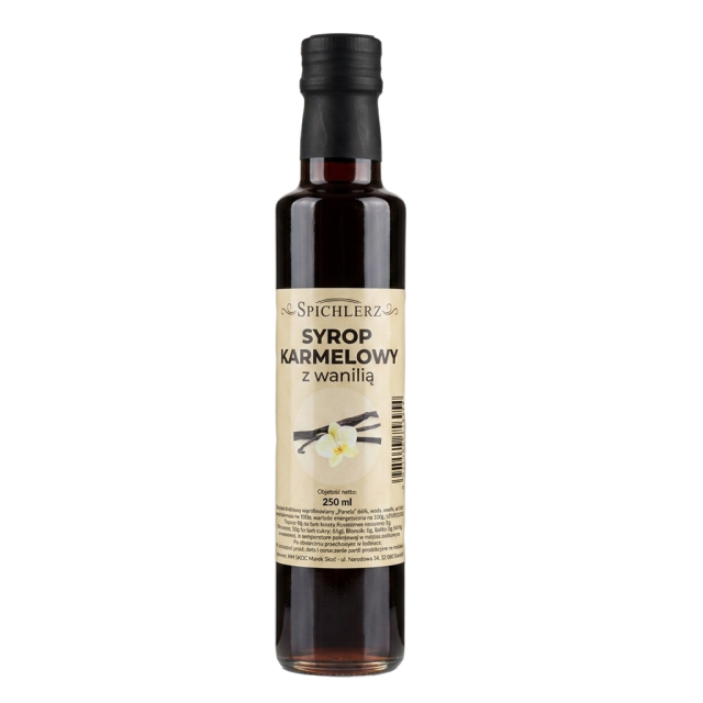 Syrop karmelowy z wanilią 250 ml