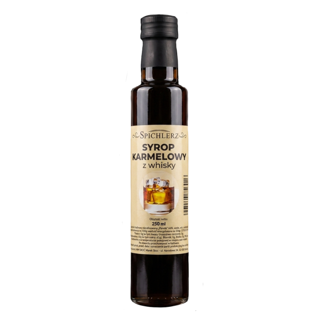 Syrop karmelowy z whisky 250 ml