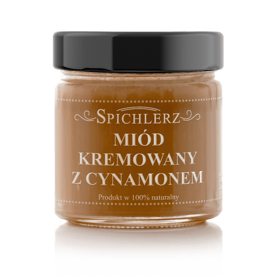 Miód kremowany z cynamonem 250g