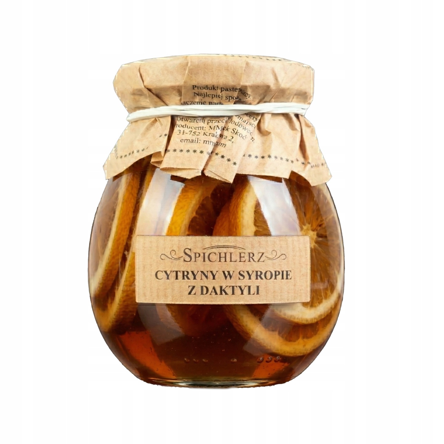 Cytryna w syropie z daktyli 260g
