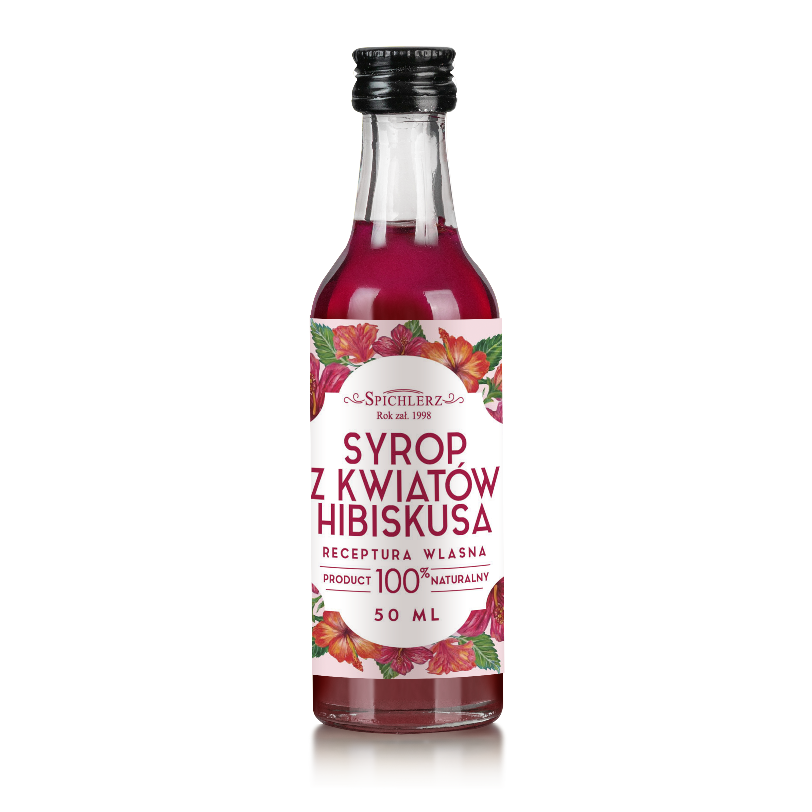 Syrop z kwiatów hibiskusa 50ml