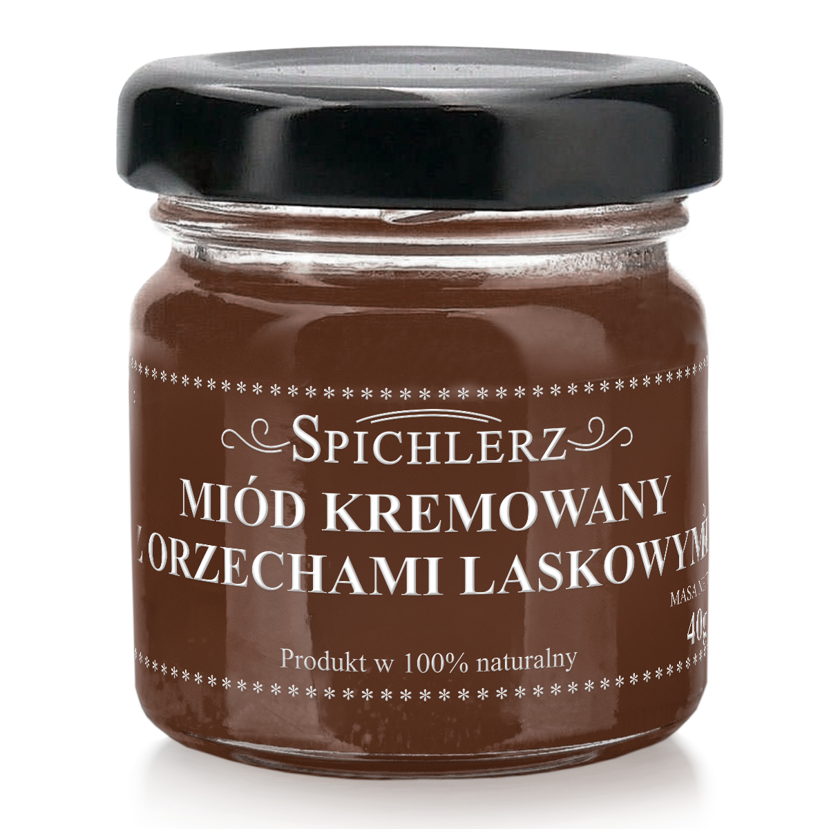 Miód kremowany z orzechem laskowym 40g