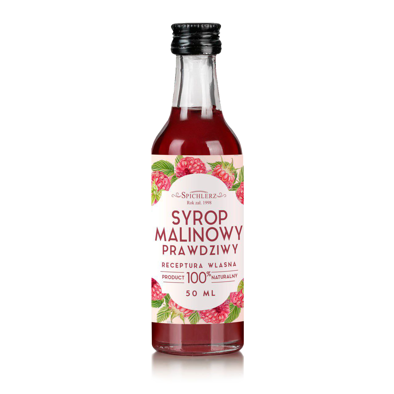 Syrop malinowy prawdziwy 50 ml